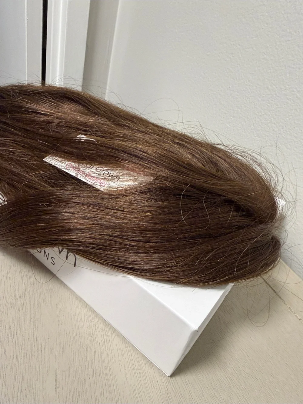 Hidden Crown Crown Topper 100% Remy Human Hair Clip In Piece Dark Brown #2/#3